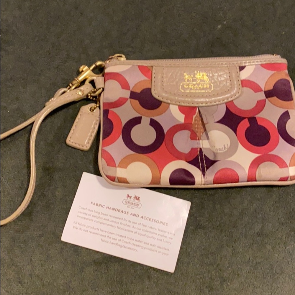 Small Coach Wristlet